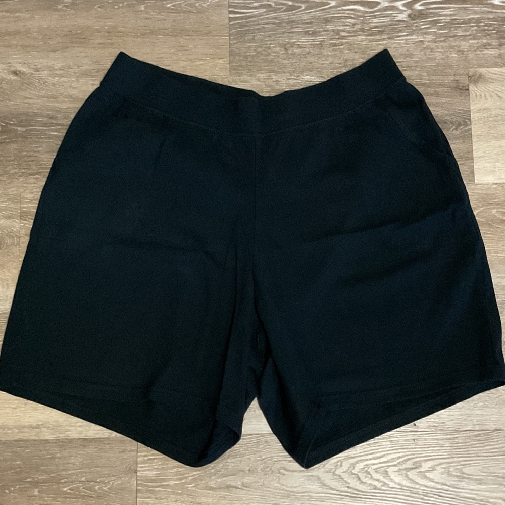 Just My Size Women's Leisure Black Shorts size 16w